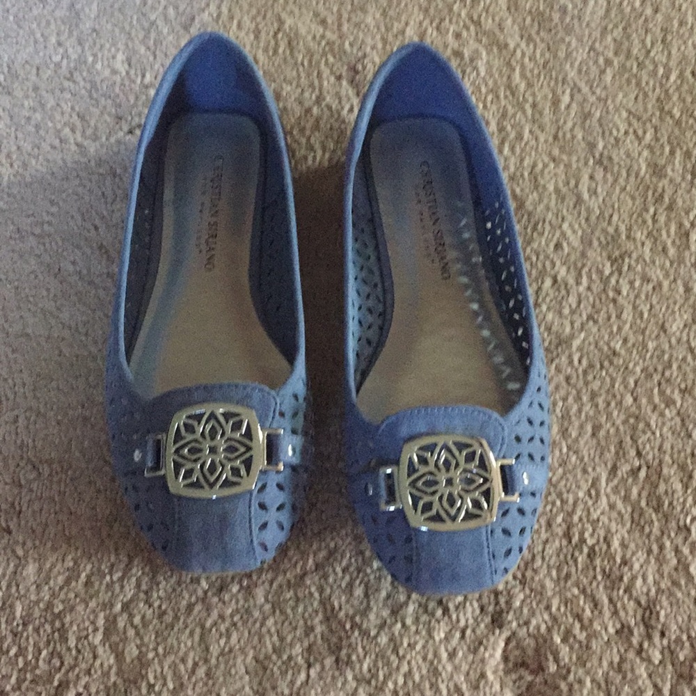 Blue flats